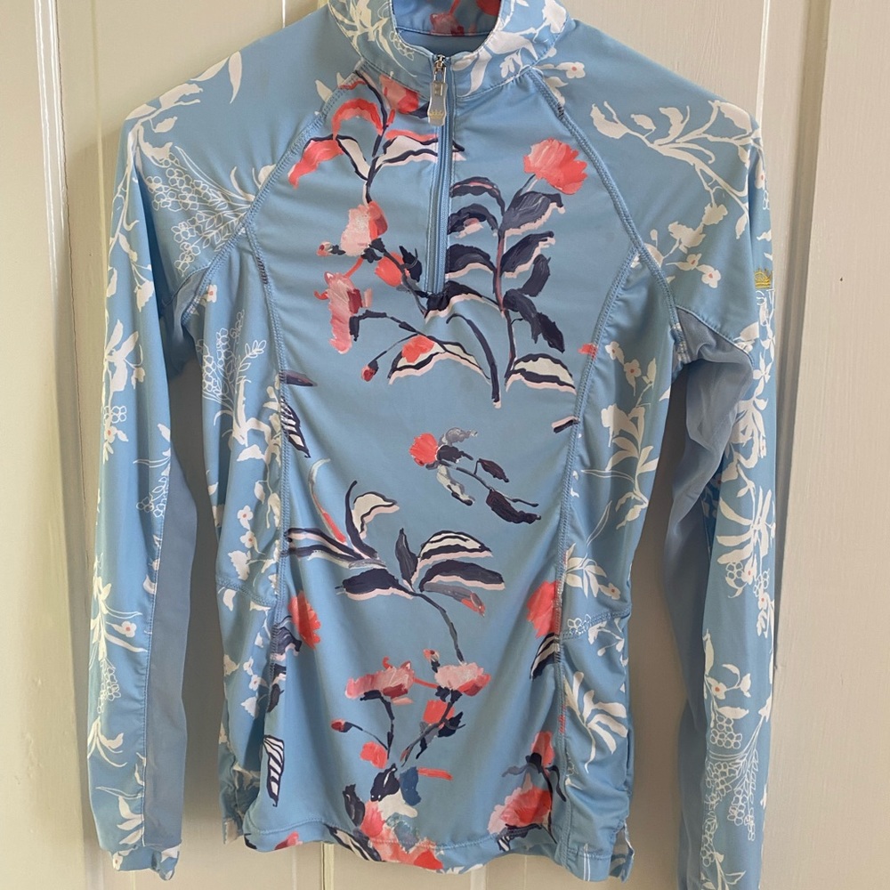 Kastel floral print sunshirt, XS